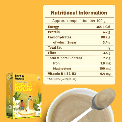 Tots and Moms Kerala Banana Powder