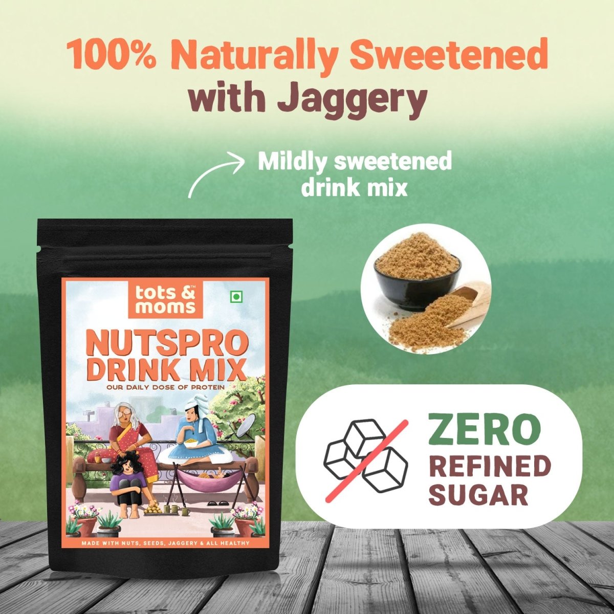 Tots and Moms Nutspro Drink Mix
