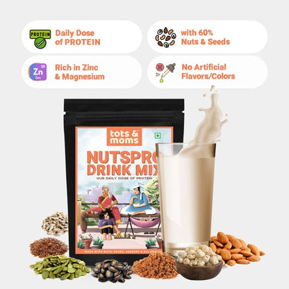 Tots and Moms Nutspro Drink Mix