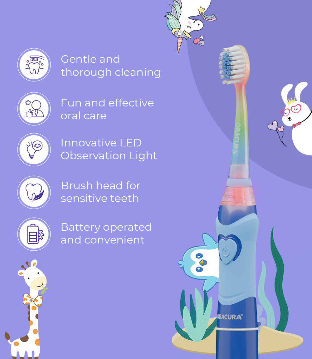 Oracura KSB100 Electric Toothbrush - Blue