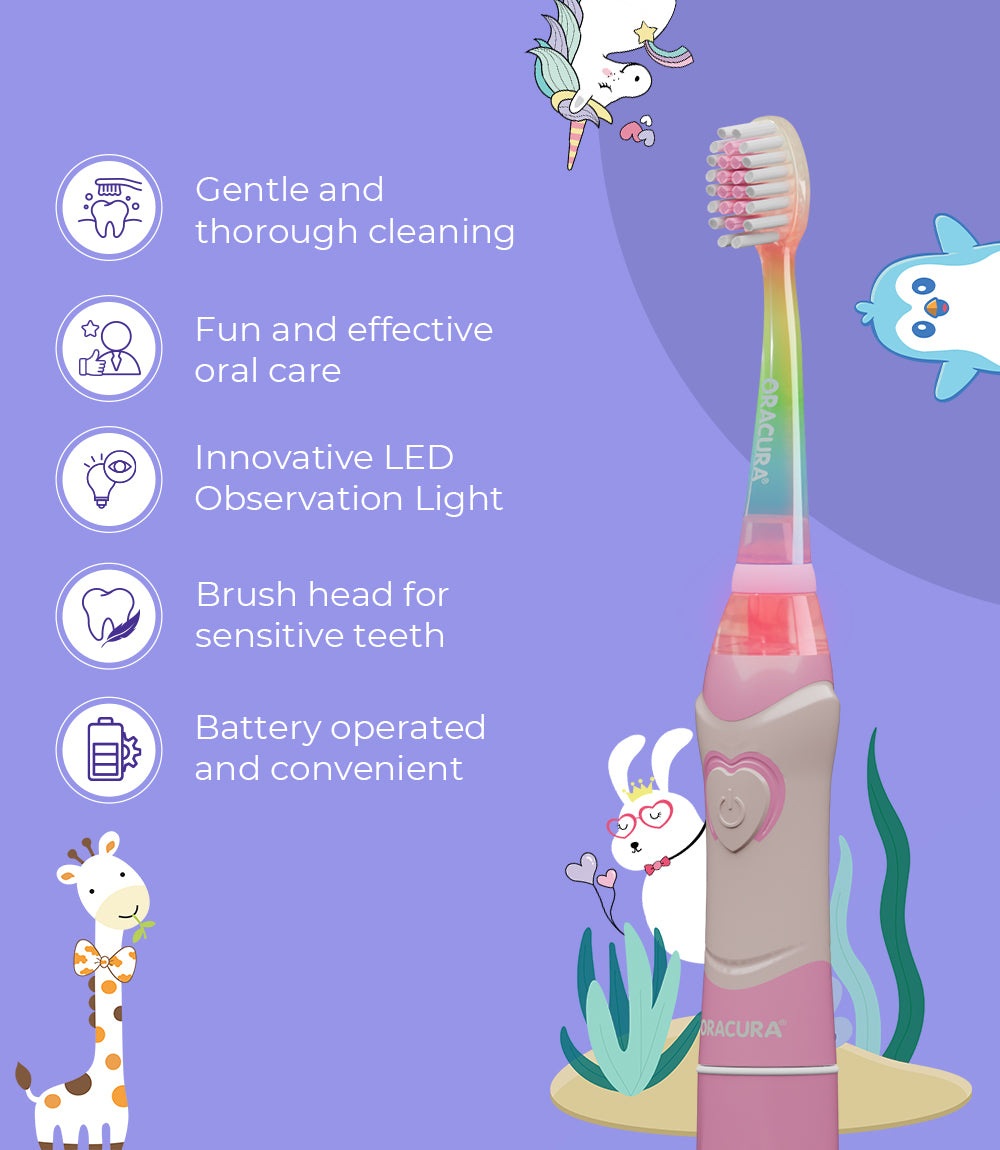 Oracura KSB100 Electric Toothbrush - Pink