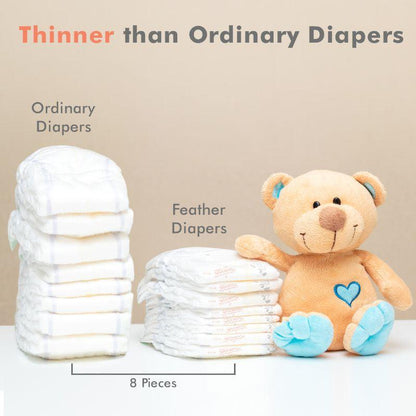 R for Rabbit Feather Diaper Sample (Pack of 3)