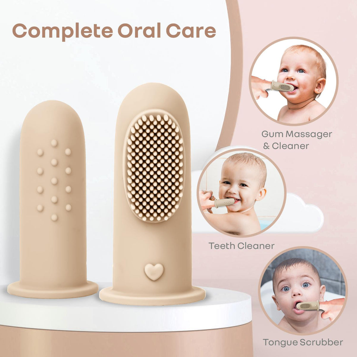 R for Rabbit Tiny Smiles Finger Brush