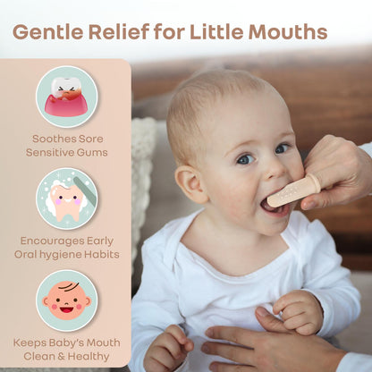 R for Rabbit Tiny Smiles Finger Brush