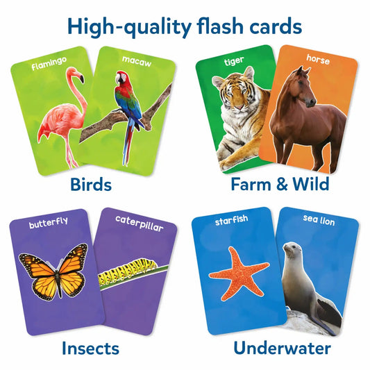 Skillmatics First 100 Animals Educational Flash Cards (Ages 1-4 Years)