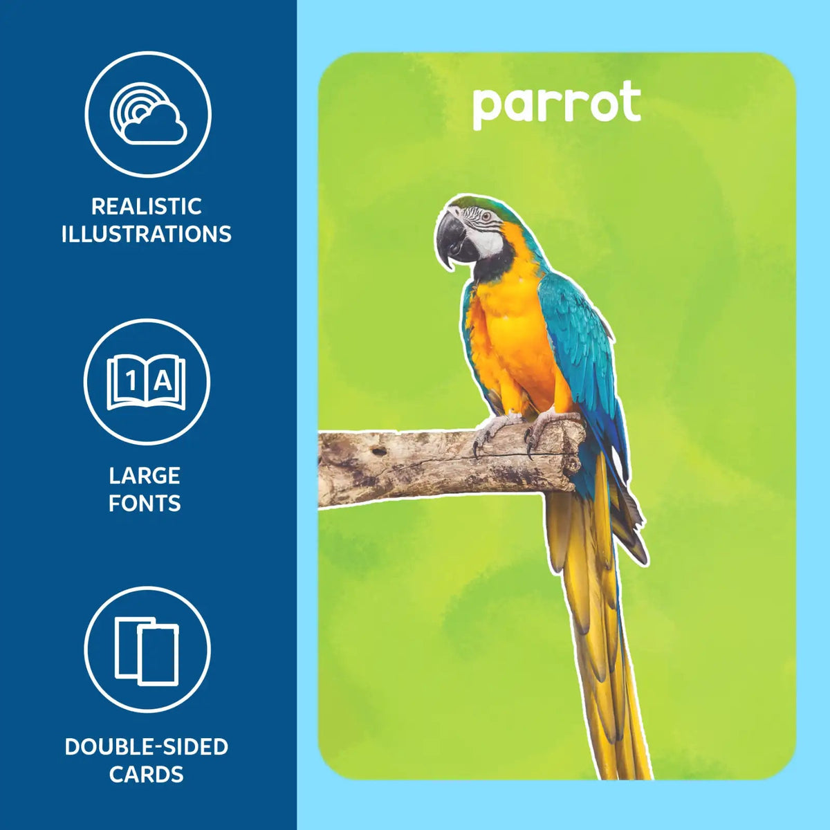 Skillmatics First 100 Animals Educational Flash Cards (Ages 1-4 Years)