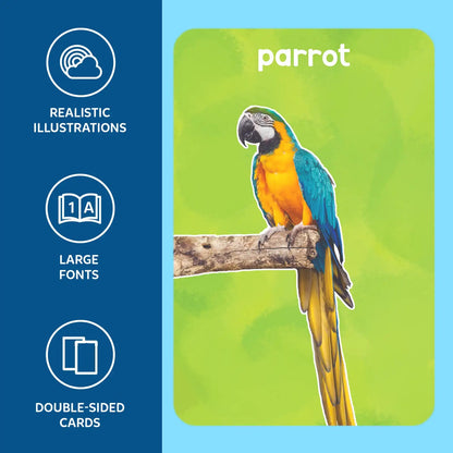 Skillmatics First 100 Animals Educational Flash Cards (Ages 1-4 Years)