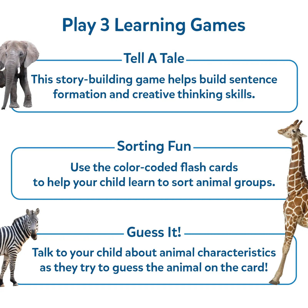 Skillmatics First 100 Animals Educational Flash Cards (Ages 1-4 Years)
