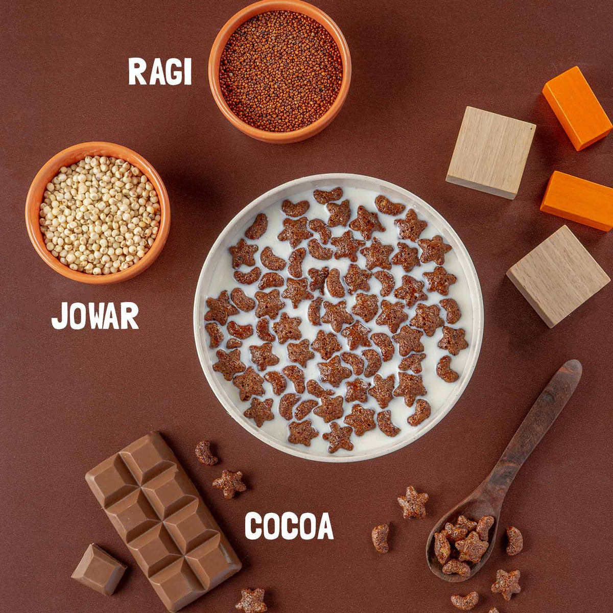 Slurrp Farm Millet Crunch Chocolate Stars and Moons