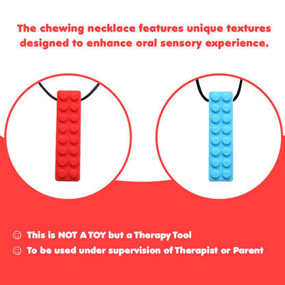 Abley's Building Block Chewable Necklaces